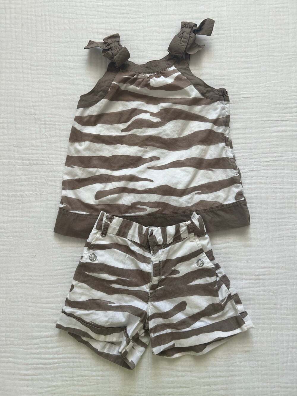 Y2K Gymboree zebra set